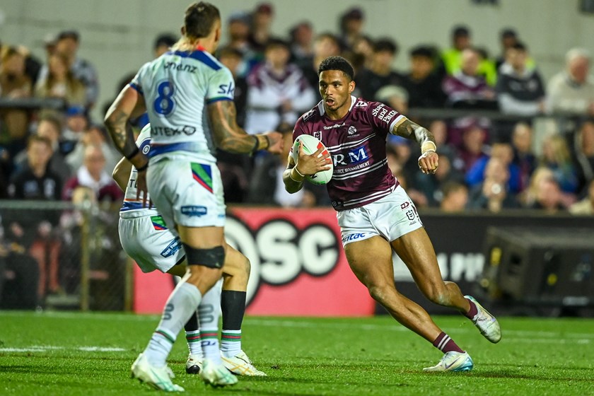 Saab on the run in Round 27 vs Warriors at 4 Pines Park