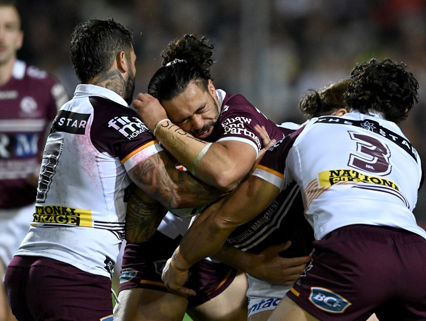 Josh's final game against the Broncos at 4 Pines Park