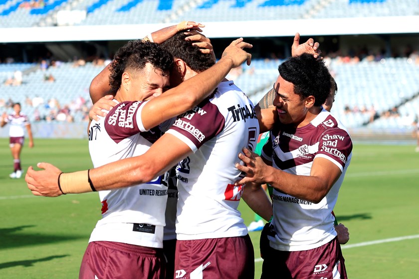 Navren Willett scored two tries against the Rabbitohs in the 2025 Pre-season Challenge