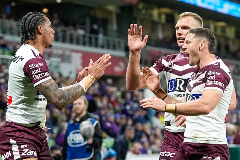 High Fives: Sea Eagles score an against-the-odds win over the Storm in Melbourne 