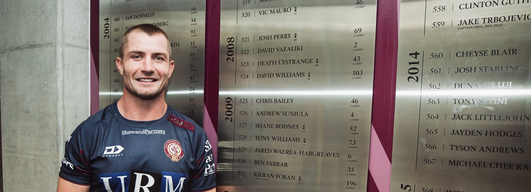Foran elected Life Member at Manly