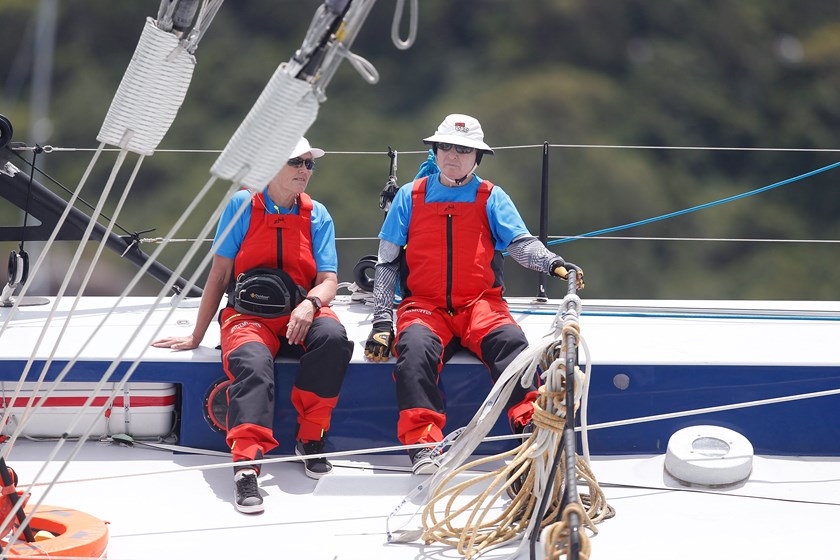 Fischer's final Sydney to Hobart was in 2015, skippering Ragamuffin at 88 years of age 