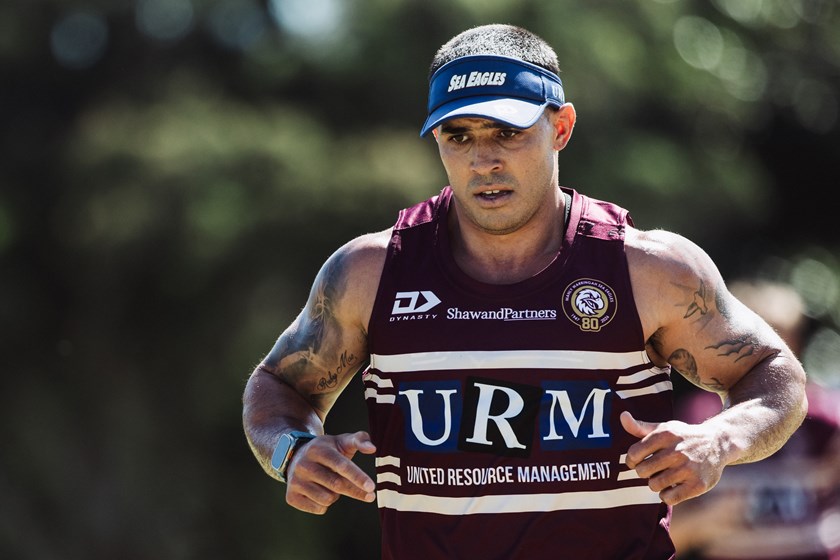 Jamal Fogarty looking right at home in maroon and white
