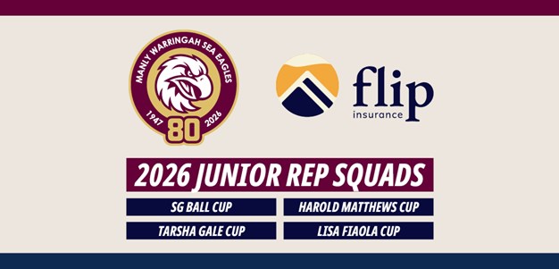 Sea Eagles confirm 2026 Junior Rep Squads