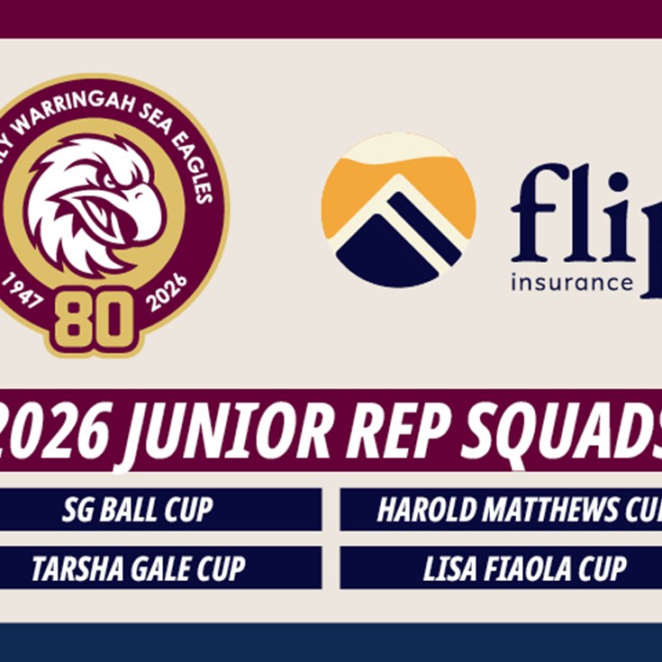 Sea Eagles confirm 2026 Junior Rep Squads