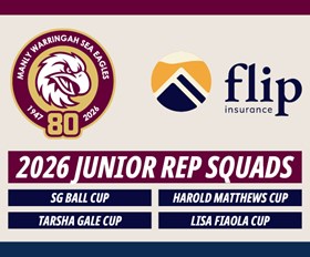 Sea Eagles confirm 2026 Junior Rep Squads