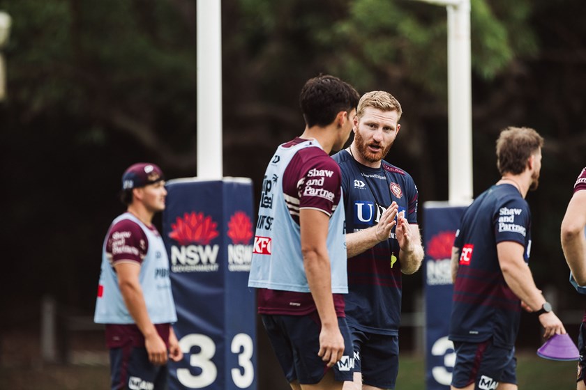 Sea Eagle #586 Brad Parker is an important part of Manly's SG Ball coaching staff