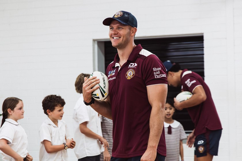 Corey Waddell and Lehi Hopoate were a big hit at St John the Baptist, Freshwater