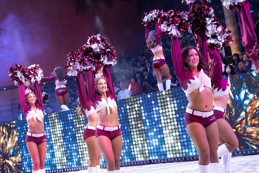 The Manly Seabirds were a big hit at the Chinese New Year celebrations in Hong Kong 