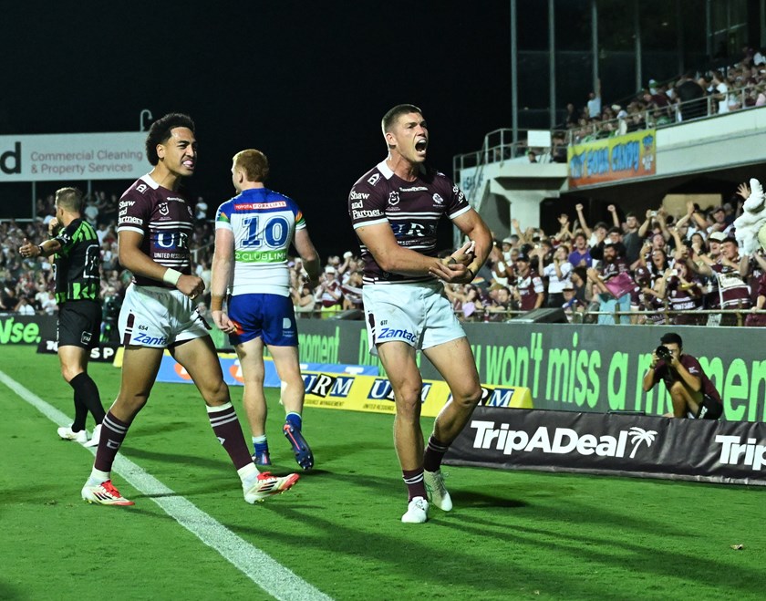 Garrick bags four tries against Canberra just 24 hours after the birth of his first child