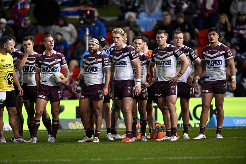 Hard to take: Manly lost in golden-point in Newcastle last year after leading 16-0