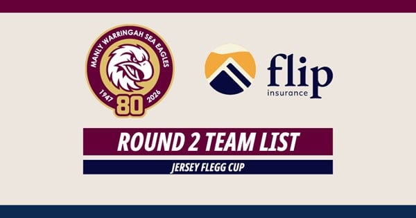 Team List: Jersey Flegg Cup Round 2 vs Knights | Manly Warringah Sea Eagles