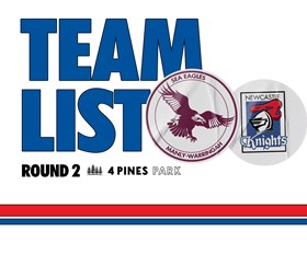 Team List: NRL Round 2 vs Knights