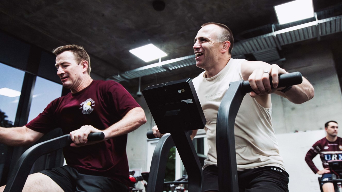 Manly greats keeping fit & connected