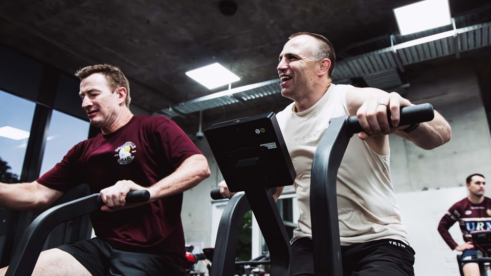 Manly greats keeping fit & connected