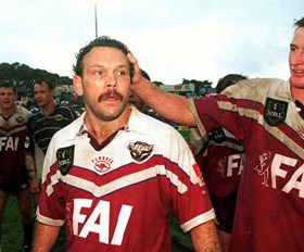 Lyons and Menzies pull on the boots at 4 Pines Park