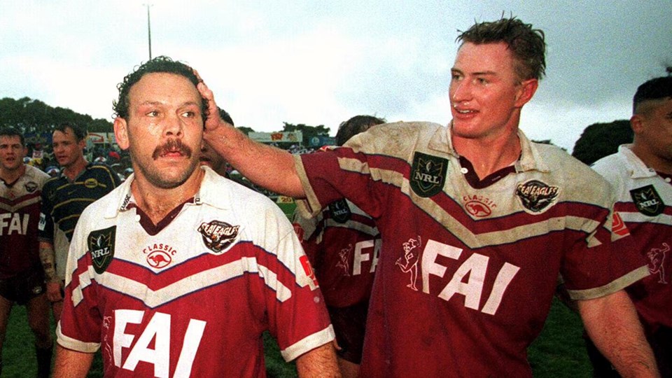 Lyons and Menzies pull on the boots at 4 Pines Park