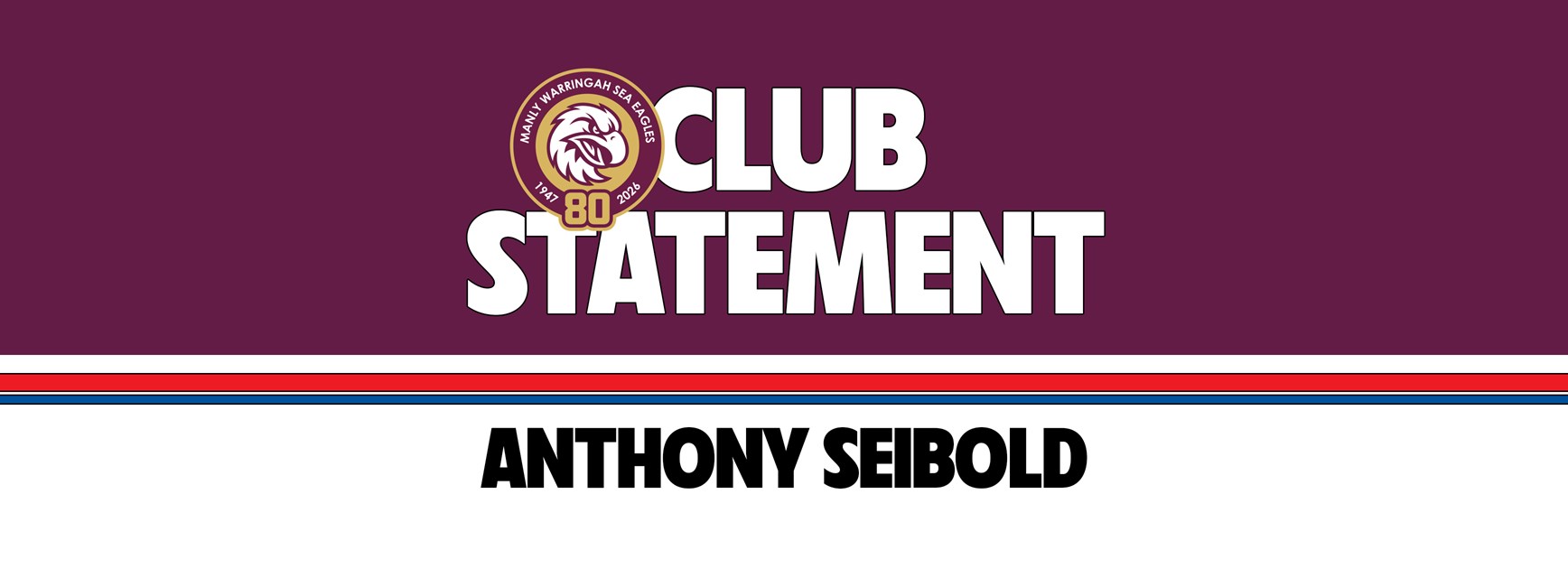 Sea Eagles part ways with Head Coach Anthony Seibold
