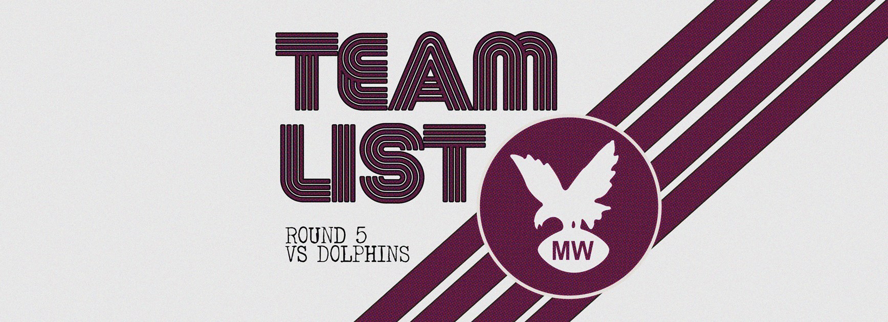 Team List: NRL Round 5 vs Dolphins