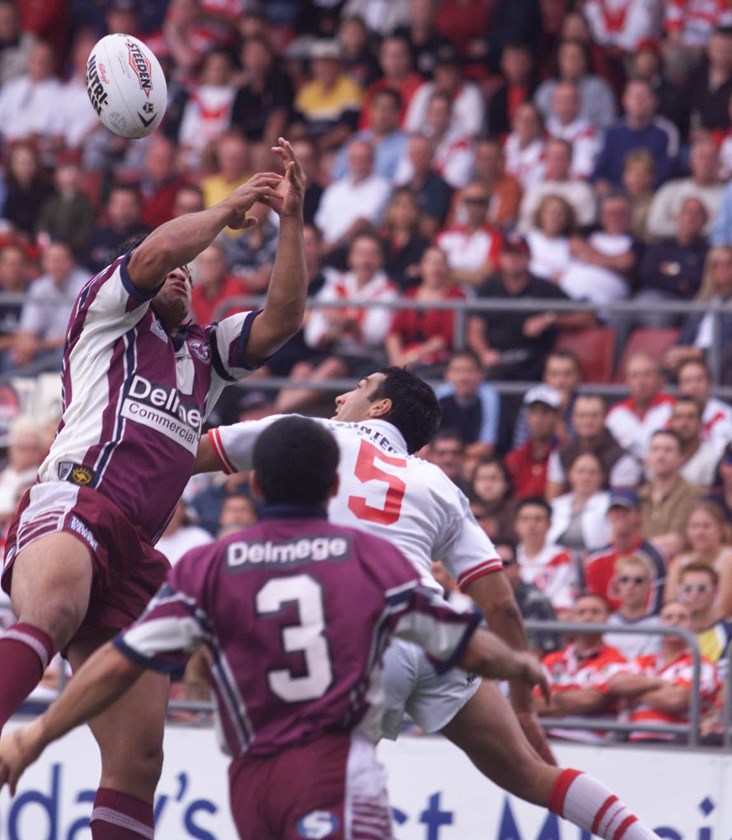 John Hopoate scored one of his team's seven tries at WIN Stadium in 2003