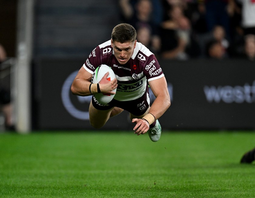 Reuben Garrick has scored eight tries in his last eight games at CommBank Stadium.
