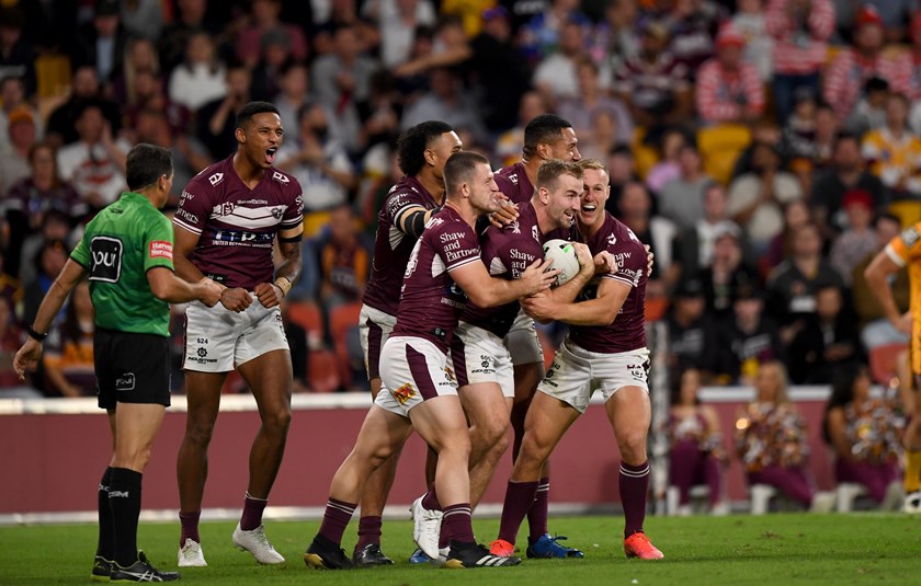 Lachlan Croker scored one of his team's eight tries in the 50-6 victory in 2021