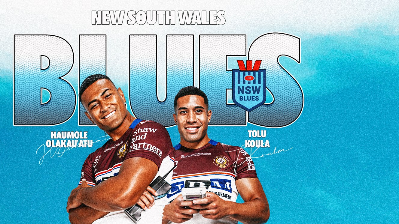 Olakau'atu and Koula selected for NSW in Origin 1