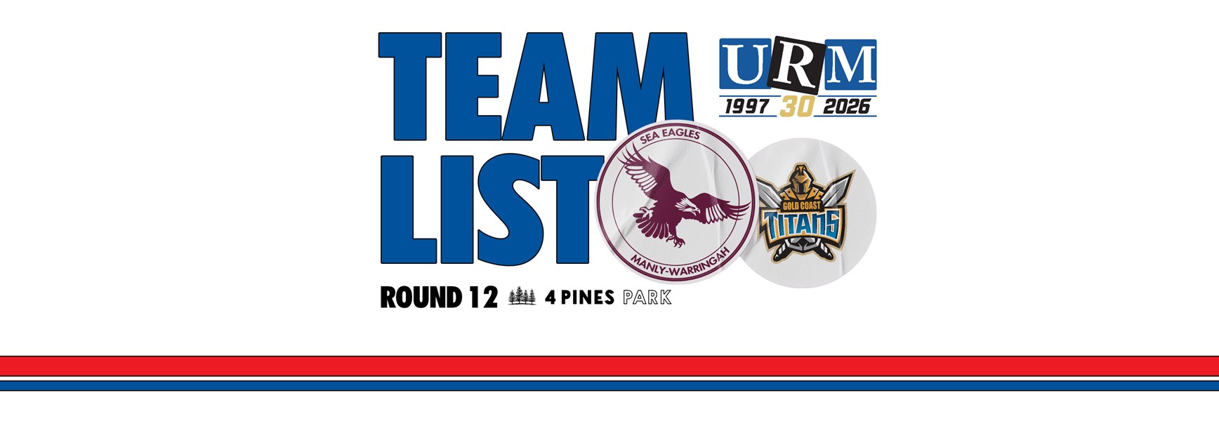 Team List: NRL Round 12 vs Titans