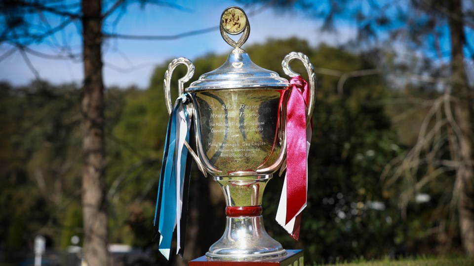Steve Rogers Trophy to the winner on Friday