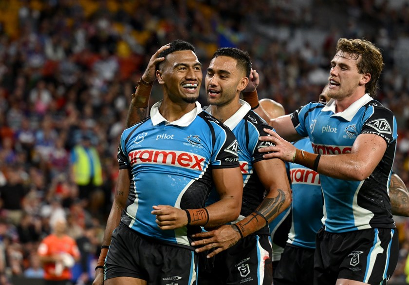 Ronaldo Mulitalo bagged two tries in his first game of the season in Magic Round