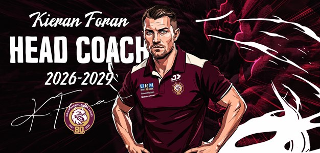 Foran appointed Head Coach at Manly