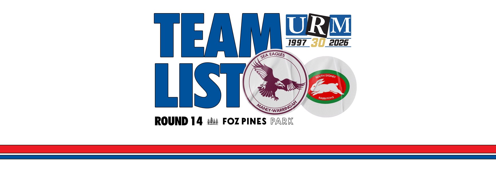Team List: NRL Round 14 vs Rabbitohs