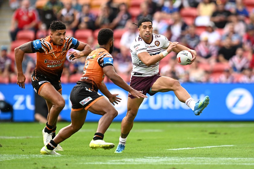 Tolu Koula scored one of the tries of the season at Magic Round