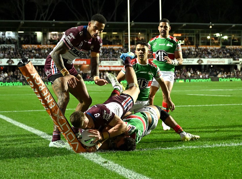 Garrick denied a try against the Rabbitohs at Foz Pines Park