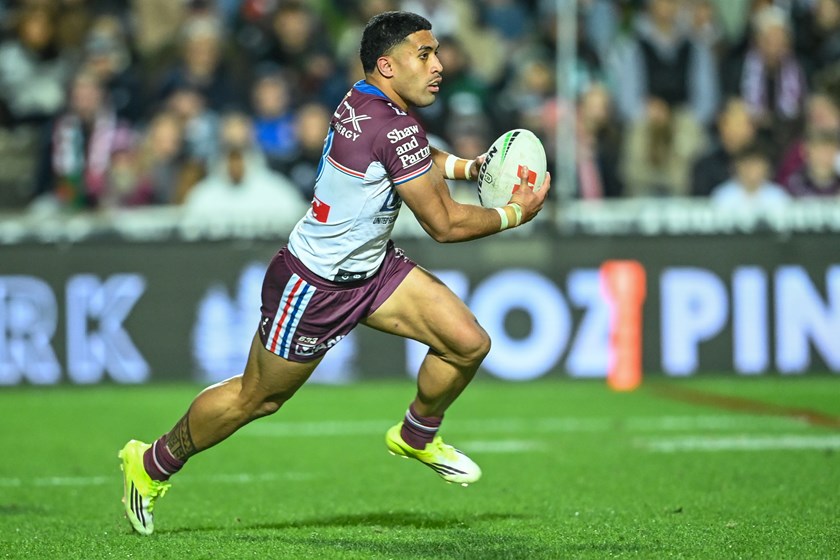 Koula in the clear at 'Foz Pines Park' in Round 14 vs Rabbitohs