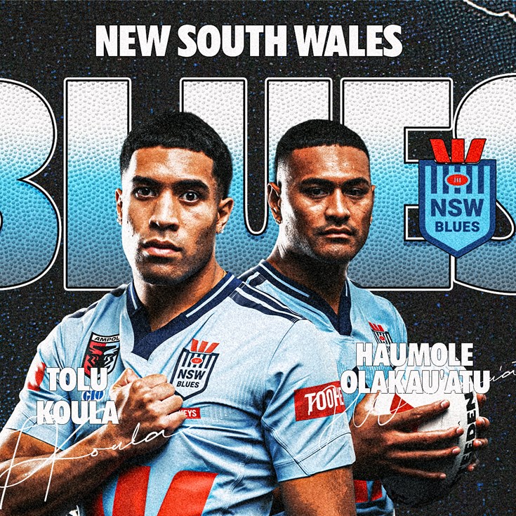 Olakau'atu and Koula selected for NSW in Origin 2