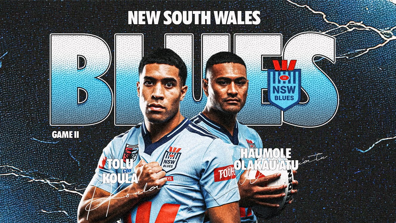Olakau'atu and Koula selected for NSW in Origin 2
