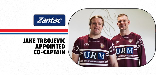 Jake Trbojevic appointed Co-captain at Manly