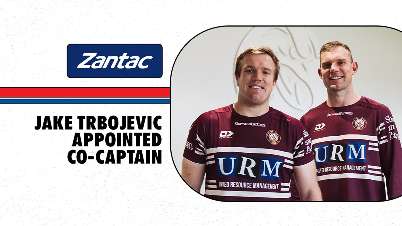 Jake Trbojevic appointed Co-captain at Manly