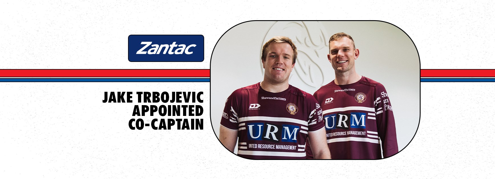 Jake Trbojevic appointed Co-captain at Manly