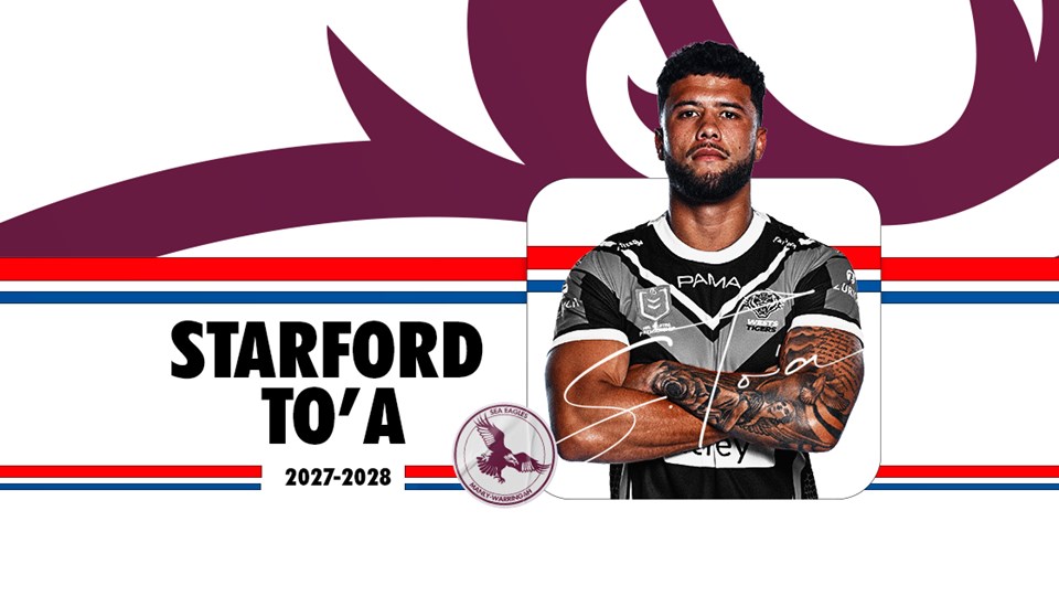 Starford To'a to join Sea Eagles