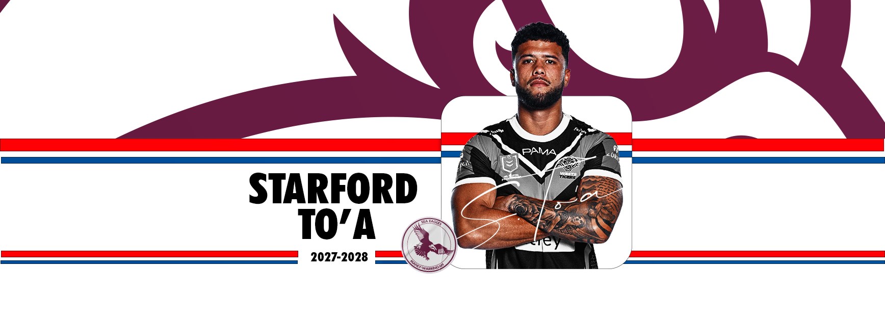Starford To'a to join Sea Eagles