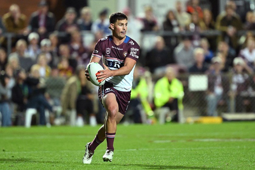 Taking control against the Broncos at 4 Pines Park in Round 10, 2026