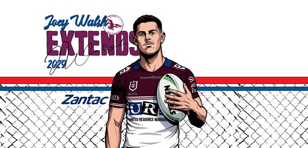 Joey Walsh extends contract at Manly