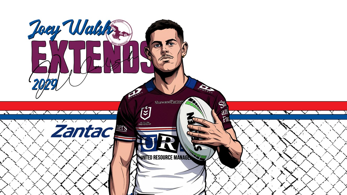 Joey Walsh extends contract at Manly