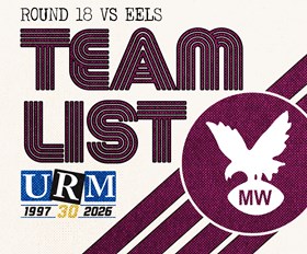 Team List: NRL Round 18 vs Eels
