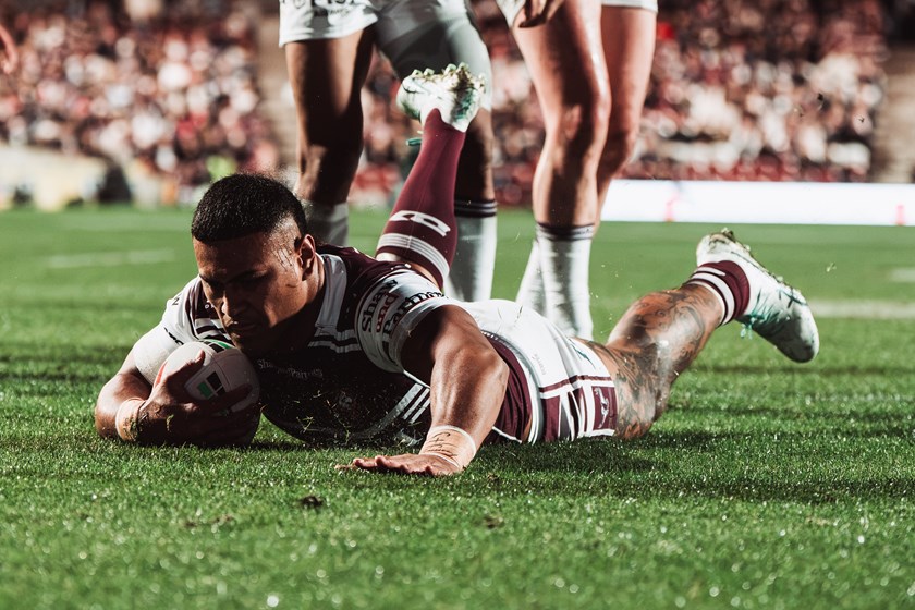 The Sea Eagles will be without Olakau'atu who bagged a double against the Storm in Round 17