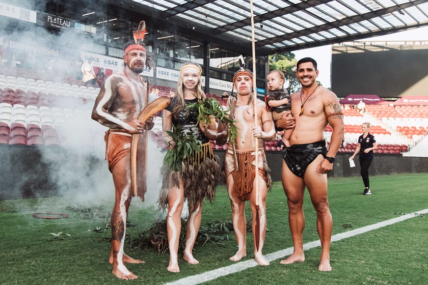 Jamal celebrates his Indigenous journey at Manly's Multicultural Night.
