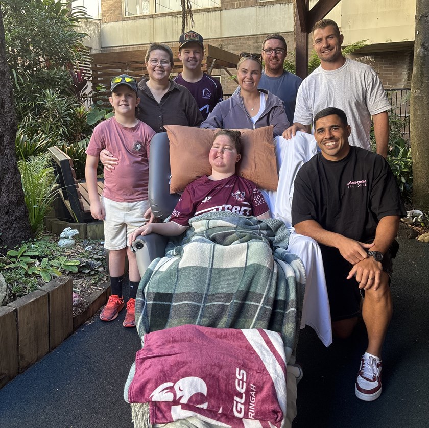 Jamal & Kieran with Cam and his family at John Hunter Hospital