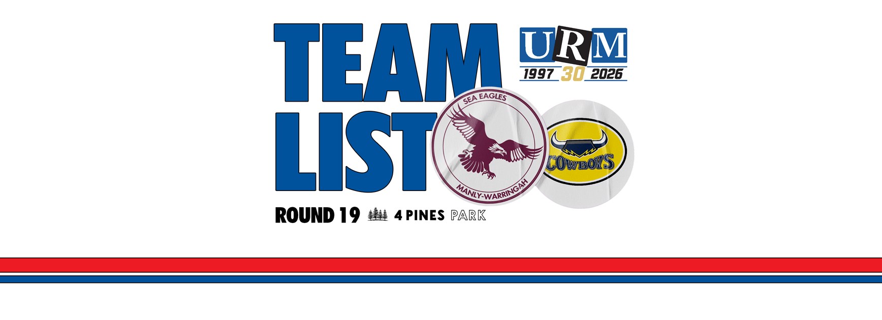 Team List: NRL Round 19 vs Cowboys